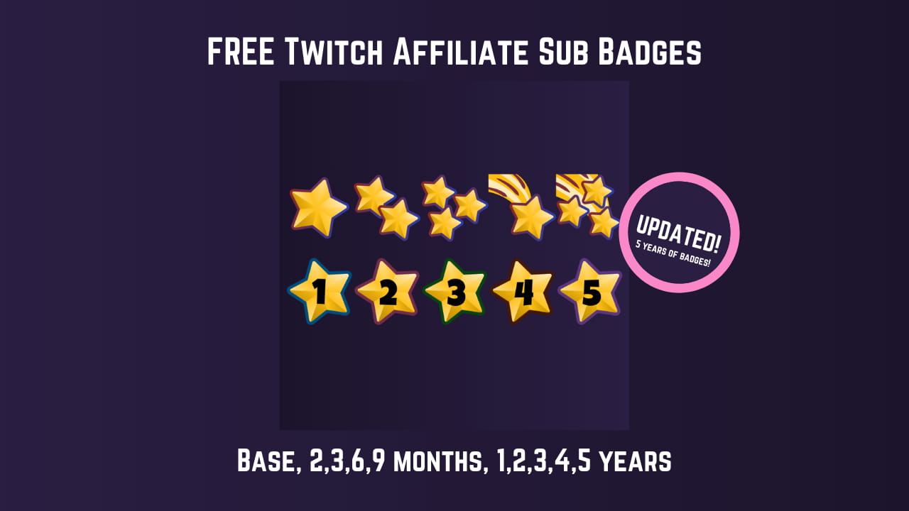 Display of Sub Badges