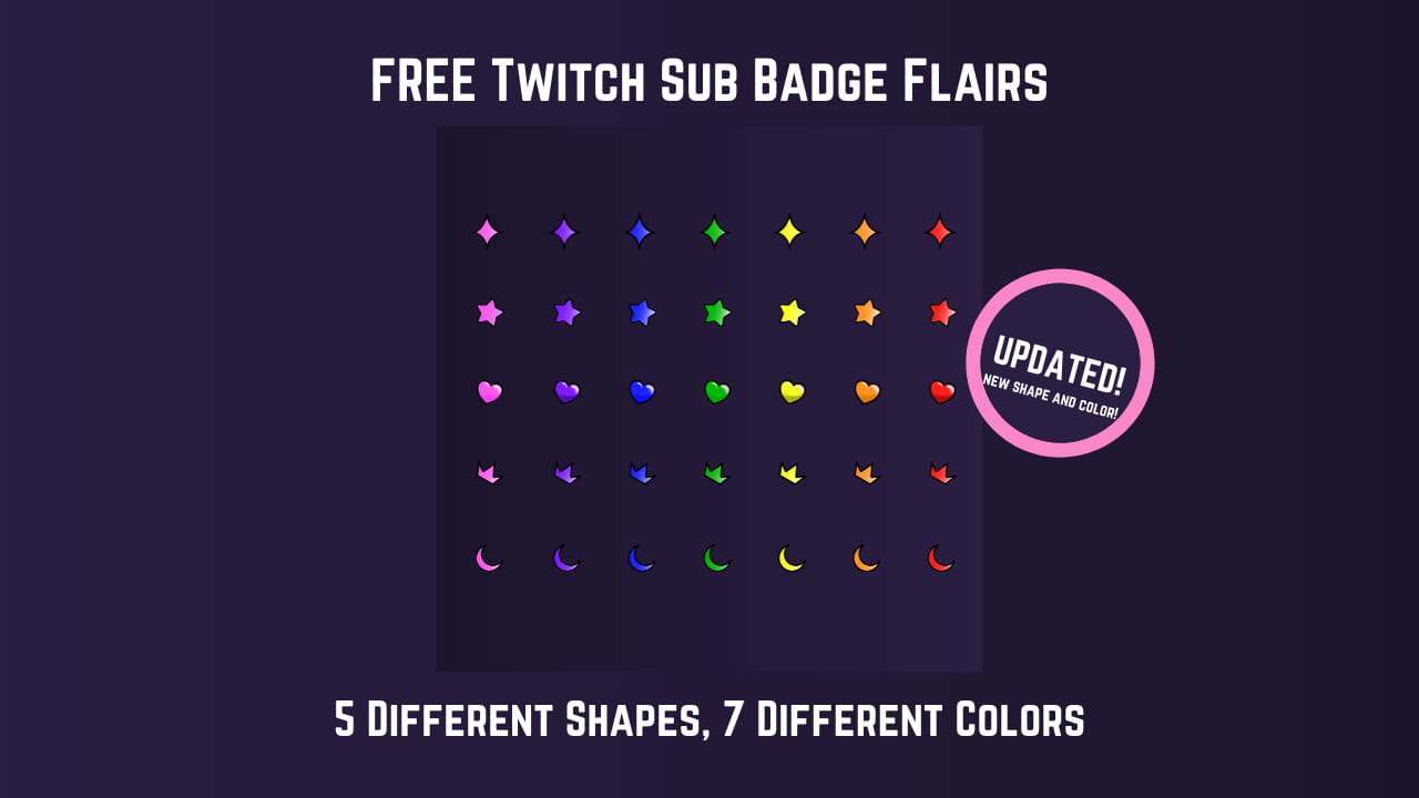 Twitch Badges/ Free Twitch Badges