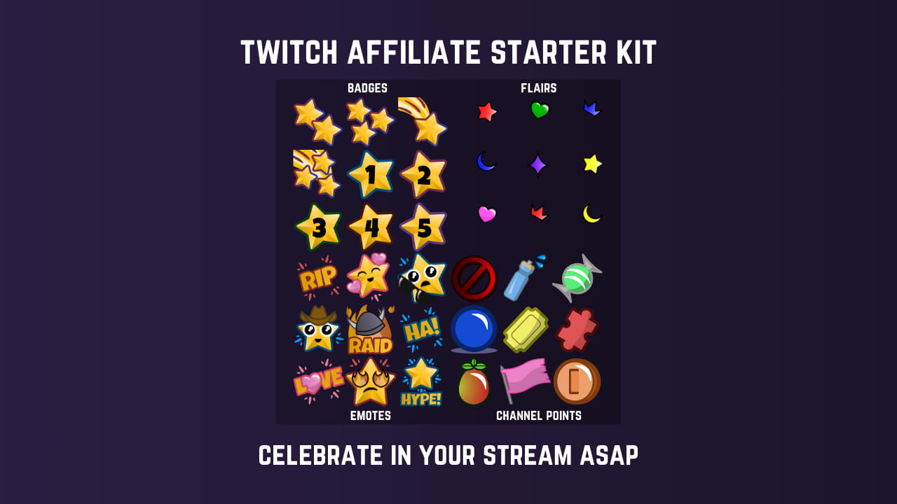 Twitch Badges by Anslea on Dribbble